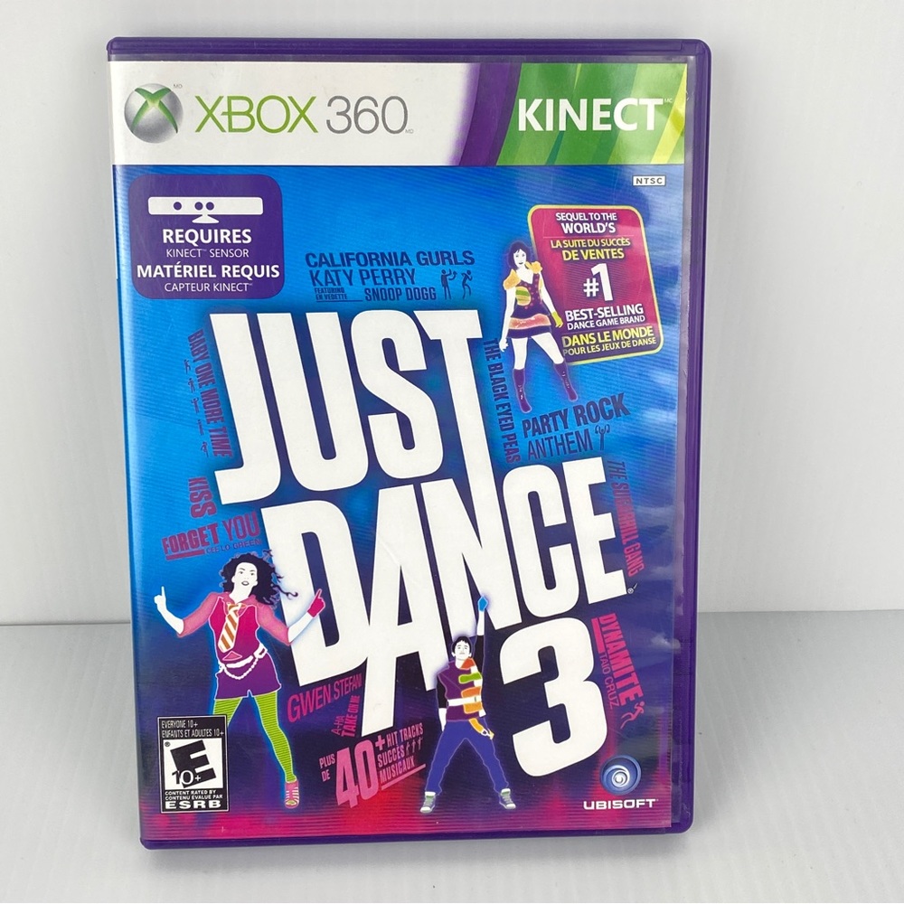 XBox 360 Kinect Just Dance 3 Video Game Complete
